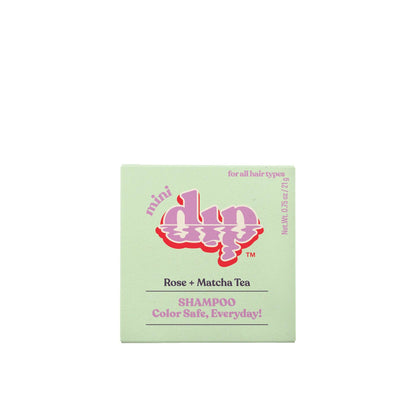 Mini Dip Shampoo Bar– Rose & Matcha Tea