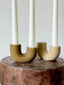 Dya  Double Taper Candle Holder : Saddle