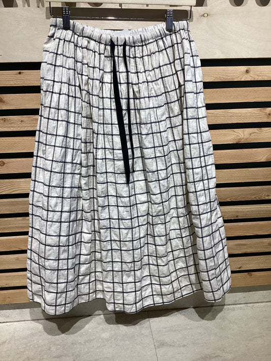 White Plaid Skirt