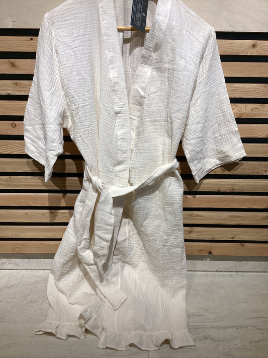 Ivory Muslin Robe