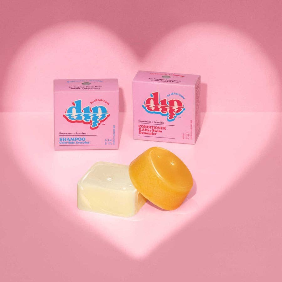 Mini Dip Color Safe Shampoo Bar for Every Day - Rosewater & Jasmine