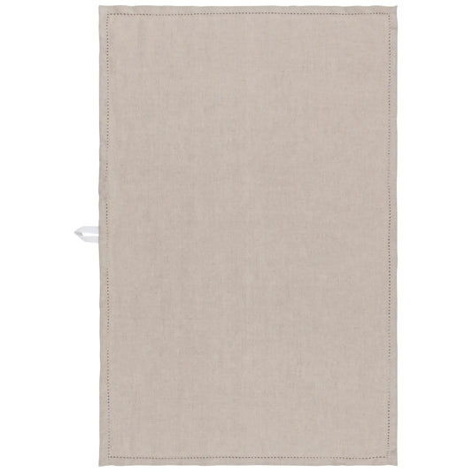 Natural Hemstitch Linen Dishtowel