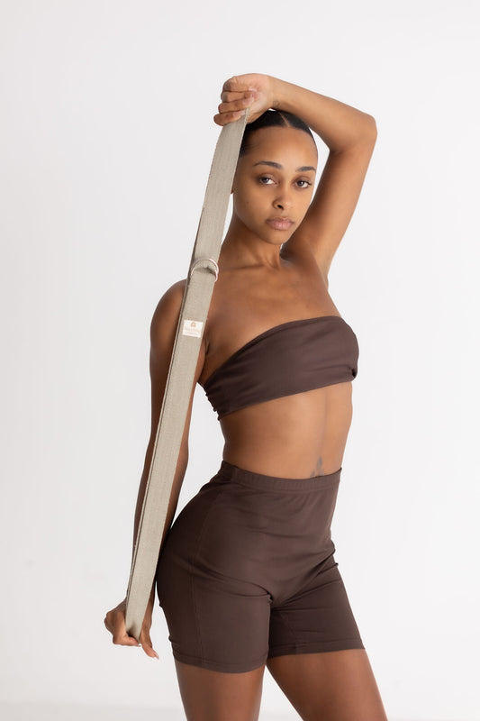 Yoga Strap - Naturally Dyed Organic Cotton