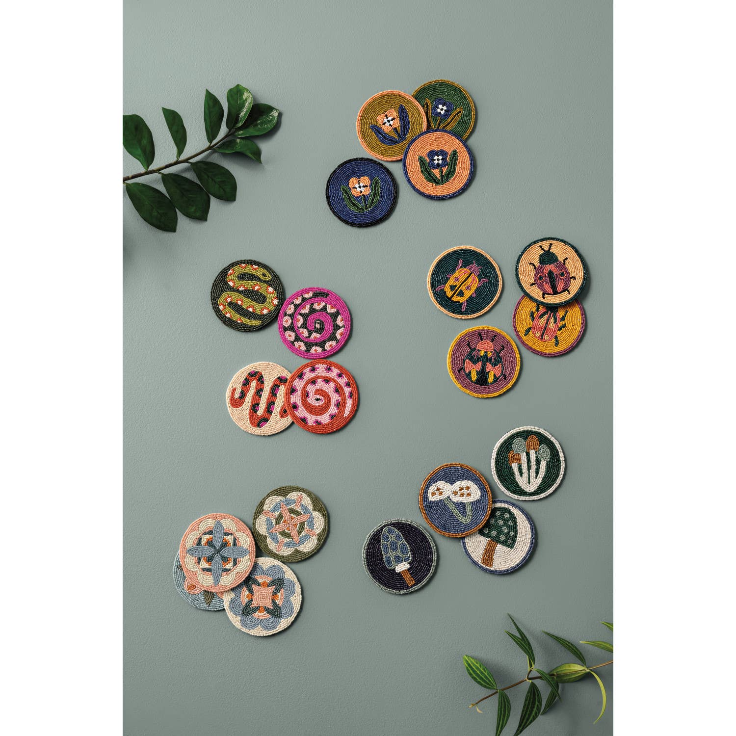 Wildgrove Beaded Coasters