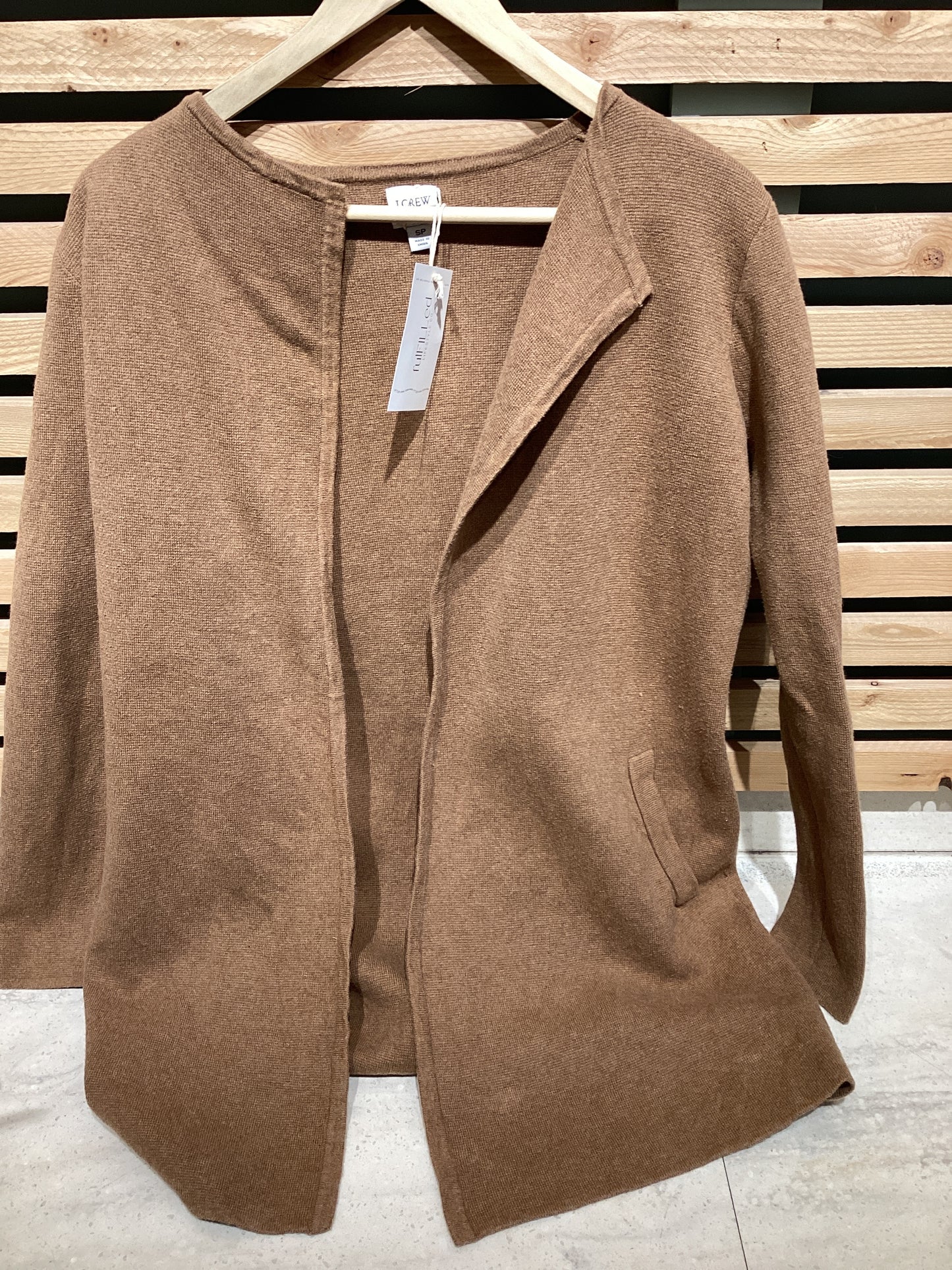 Camel Long Cardigan