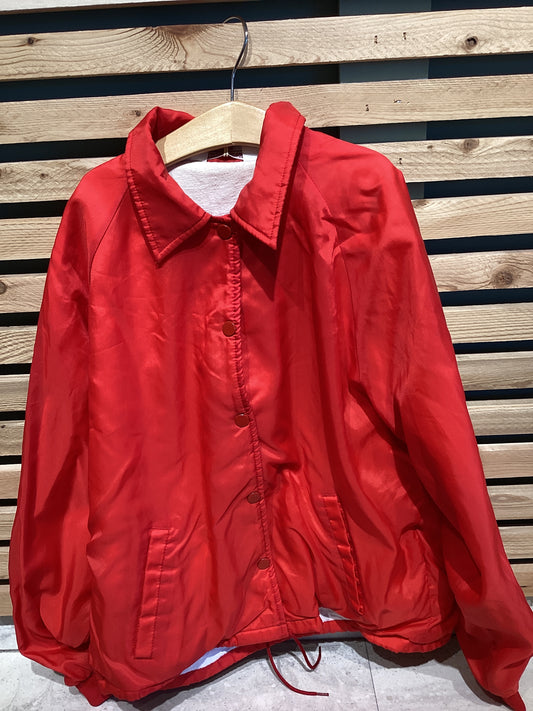 Vintage Red Button Up Jacket