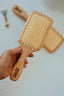 Bamboo and Natural Rubber Ball Tip Pin Hairbrush