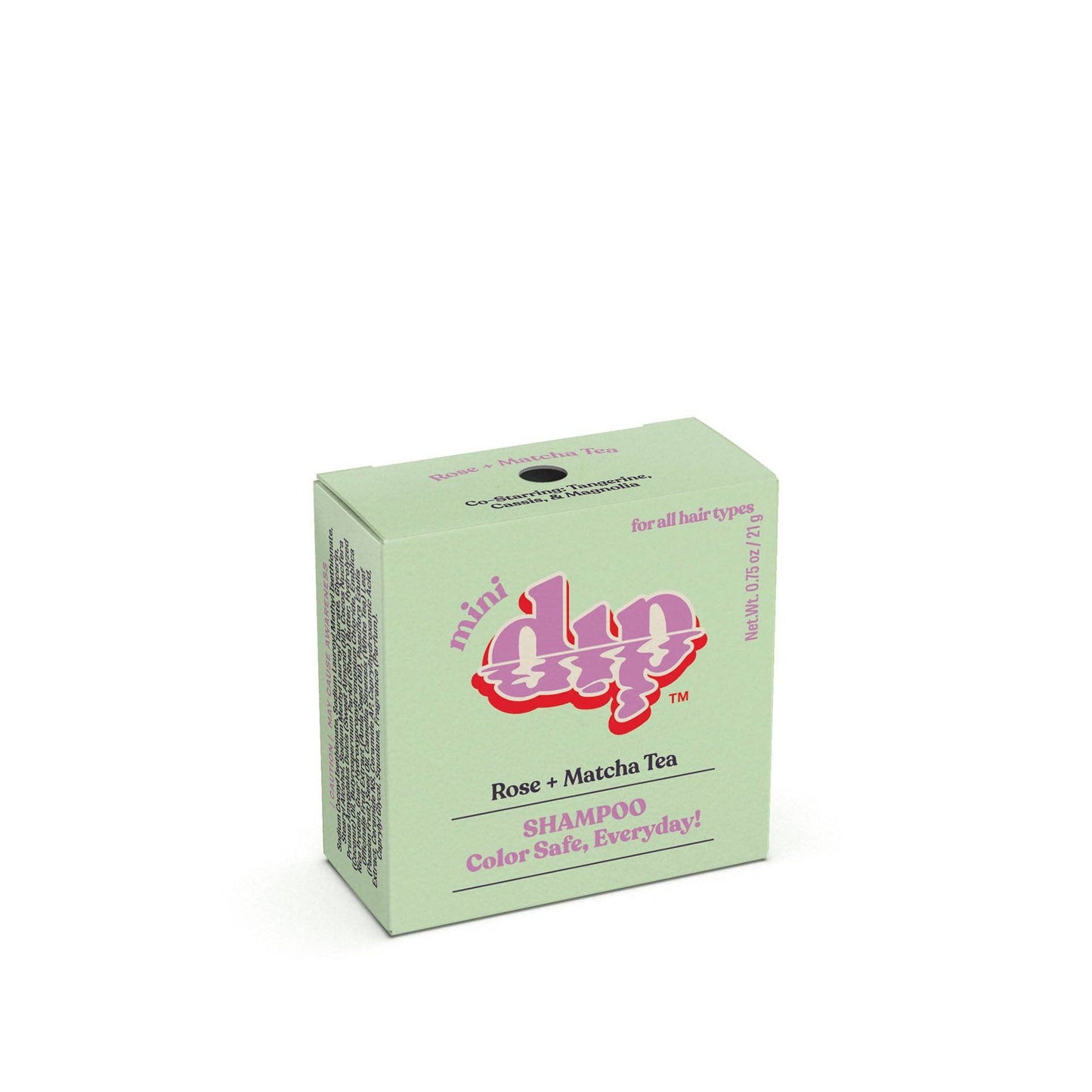 Mini Dip Shampoo Bar– Rose & Matcha Tea