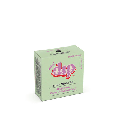 Mini Dip Shampoo Bar– Rose & Matcha Tea