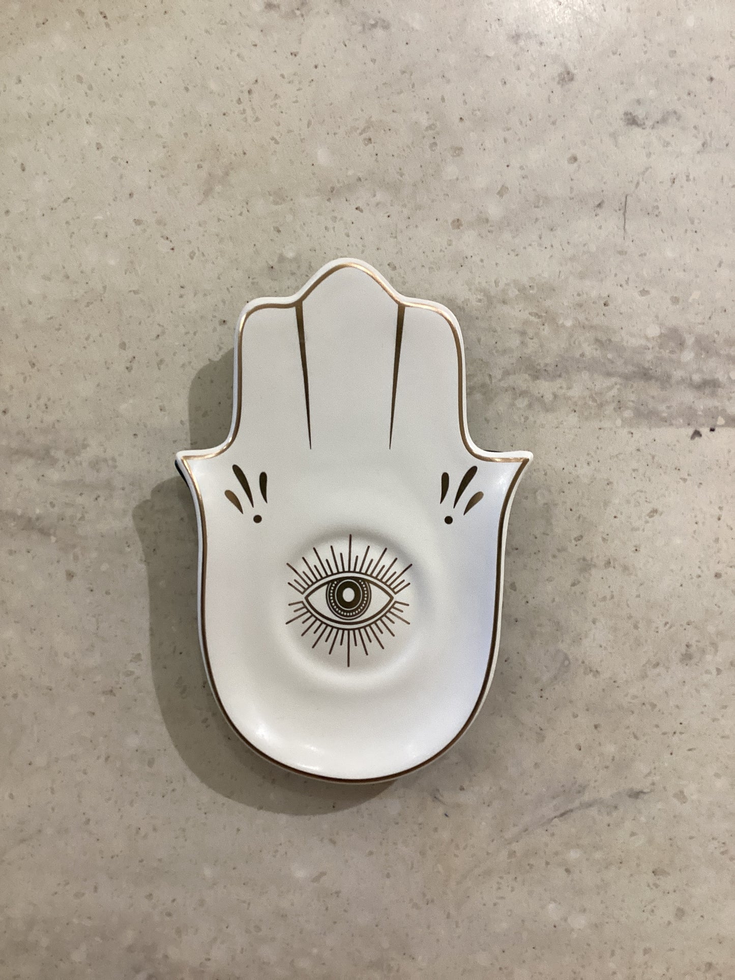 Hamsa Trinket Dish/ Sage Catch Tray