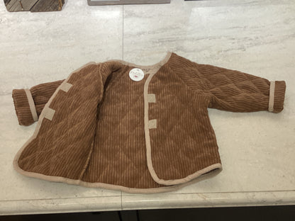 Petite Evelina Apparel Brown Corduroy Jacket 12-24 months