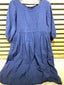 World of Crow Blue 100% Cotton Dress