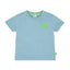 100% Earth loving Kid T-Shirt - Slate Blue/neon