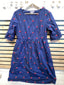 Cotton Dress with Embroidered Cherries