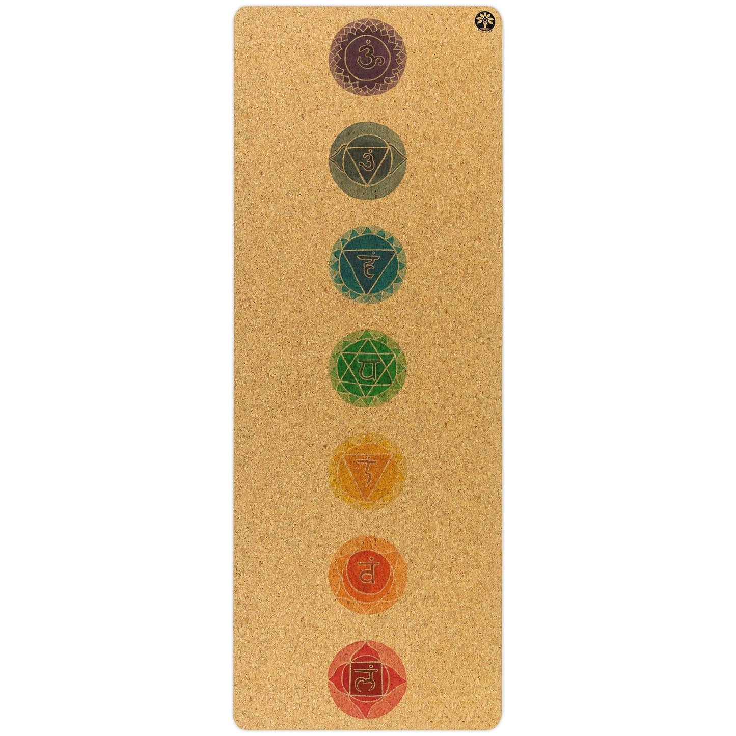 Chakras Original Cork Yoga Mat