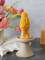 Morel Mushroom Beeswax Candle