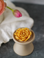 Petaled Rose Beeswax Candle