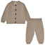 Baby Alpaca Cardigan & Pants - Camel Melange