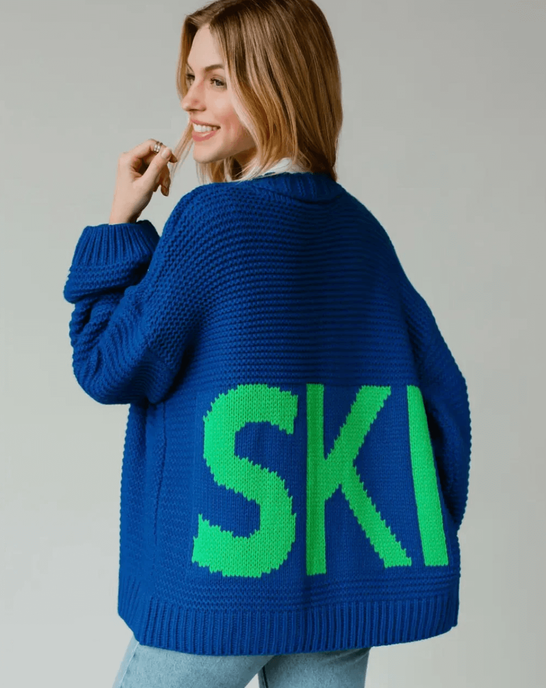 SKI Knit Cardigan - Medium