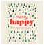Merry Happy Everything Trees Swedish Dishcloth