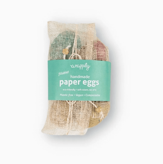 Plastic-Free Fillable Paper Easter Eggs