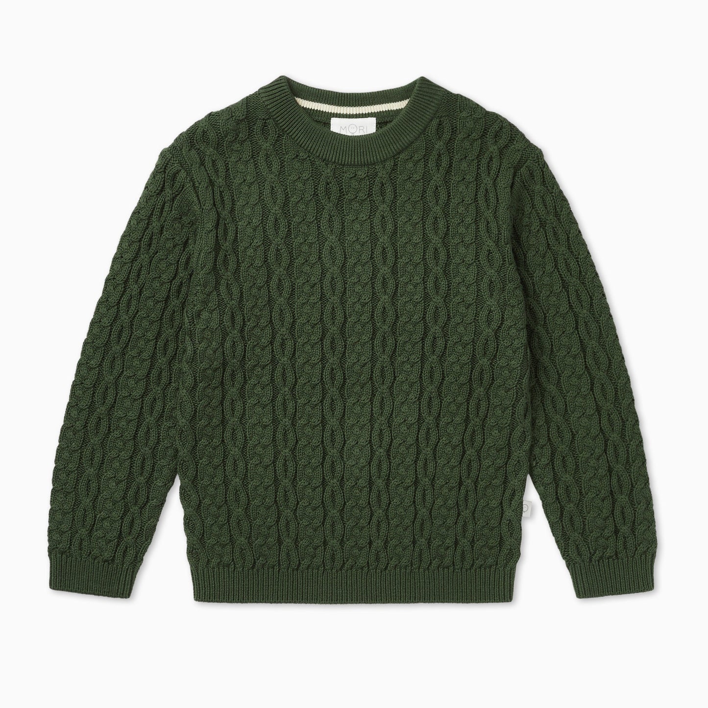 Cable Knit Jumper - Pine