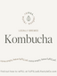 Kombucha reFILL Bottle Label
