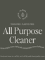 All Purpose Cleaning reFILL Bottle Label