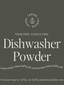 Dishwasher Powder reFILL Bottle Label