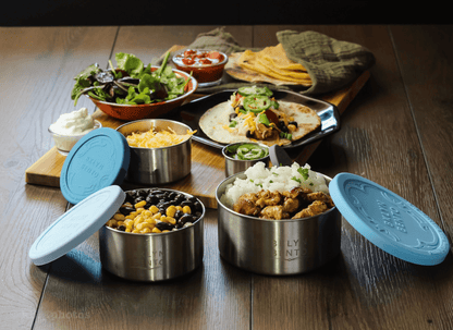 Stainless Steel Containers, 4-Piece Set