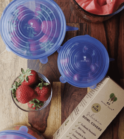 Reusable Silicone Bowl Covers 6-Pack