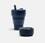16 oz Collapsible Travel Cup - Denim