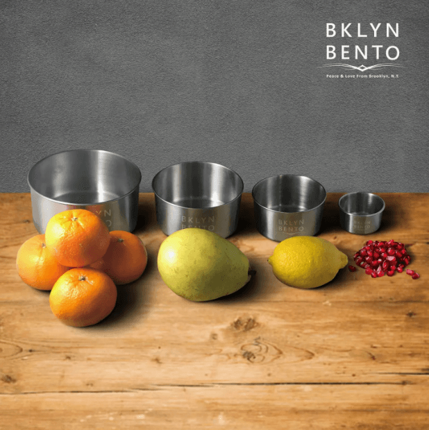 Stainless Steel Containers, 4-Piece Set